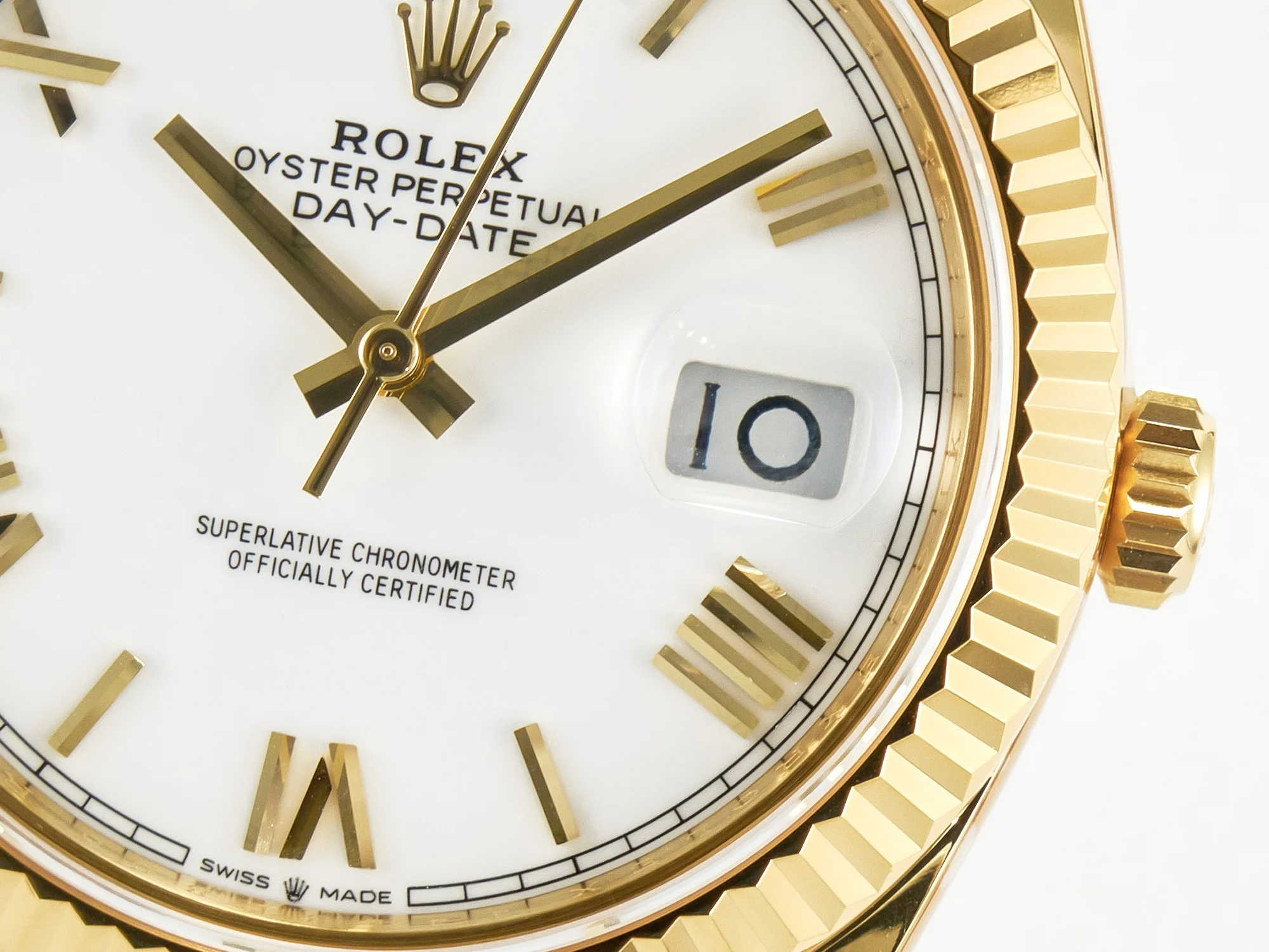 Day Date 40 YG 228238 ARF 1:1 Best Edition White Roman Dial on President Bracelet VR3255