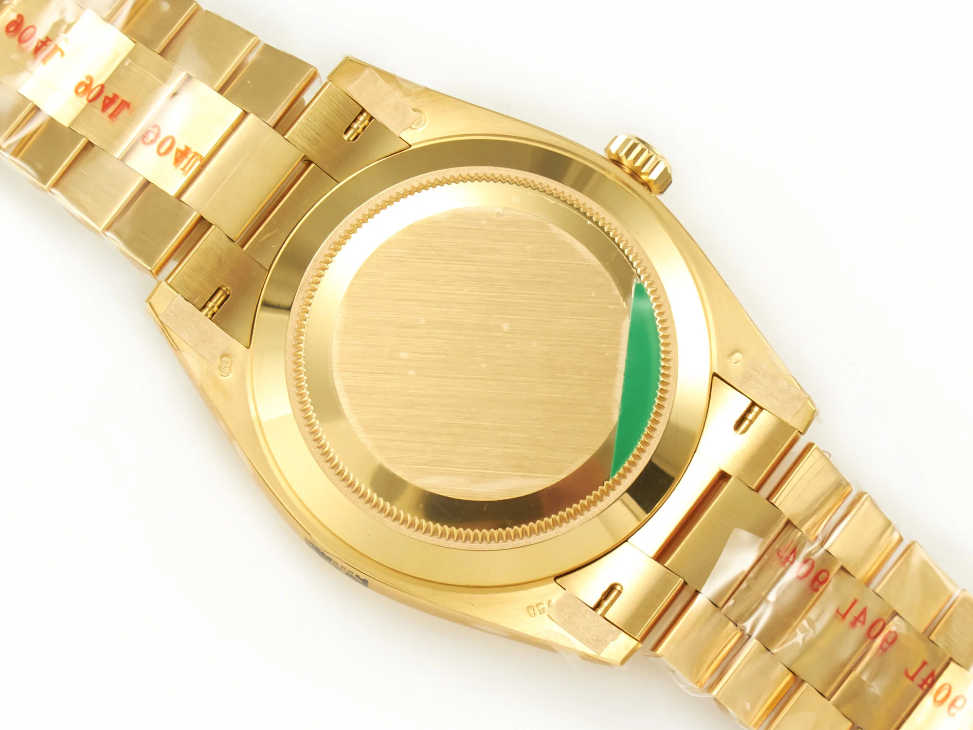 DayDate 40 228238 ARF 904L Steel Gold Stick Dial on President Bracelet VR3255