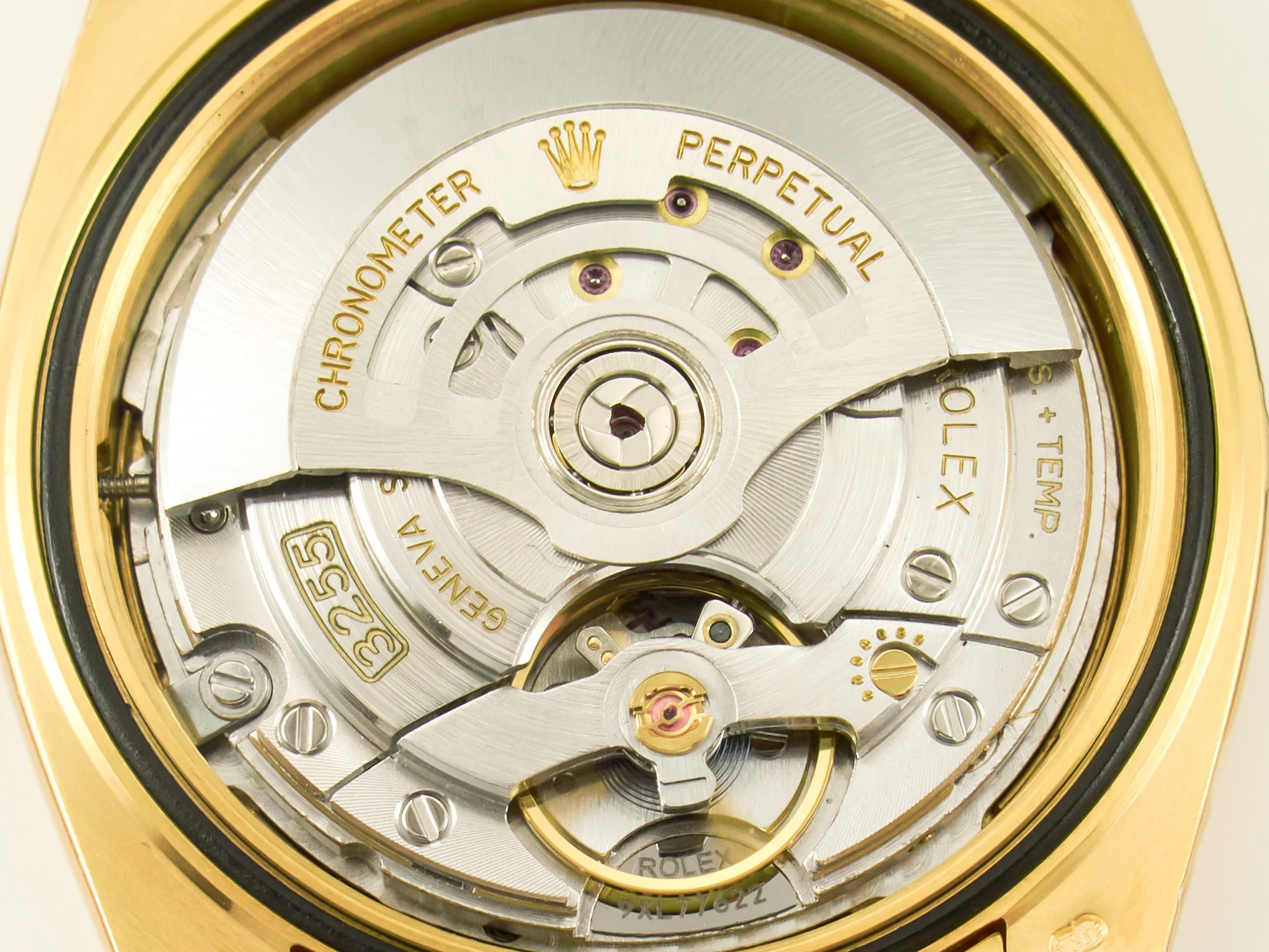 DayDate 40 228238 ARF 904L Steel Gold Stick Dial on President Bracelet VR3255