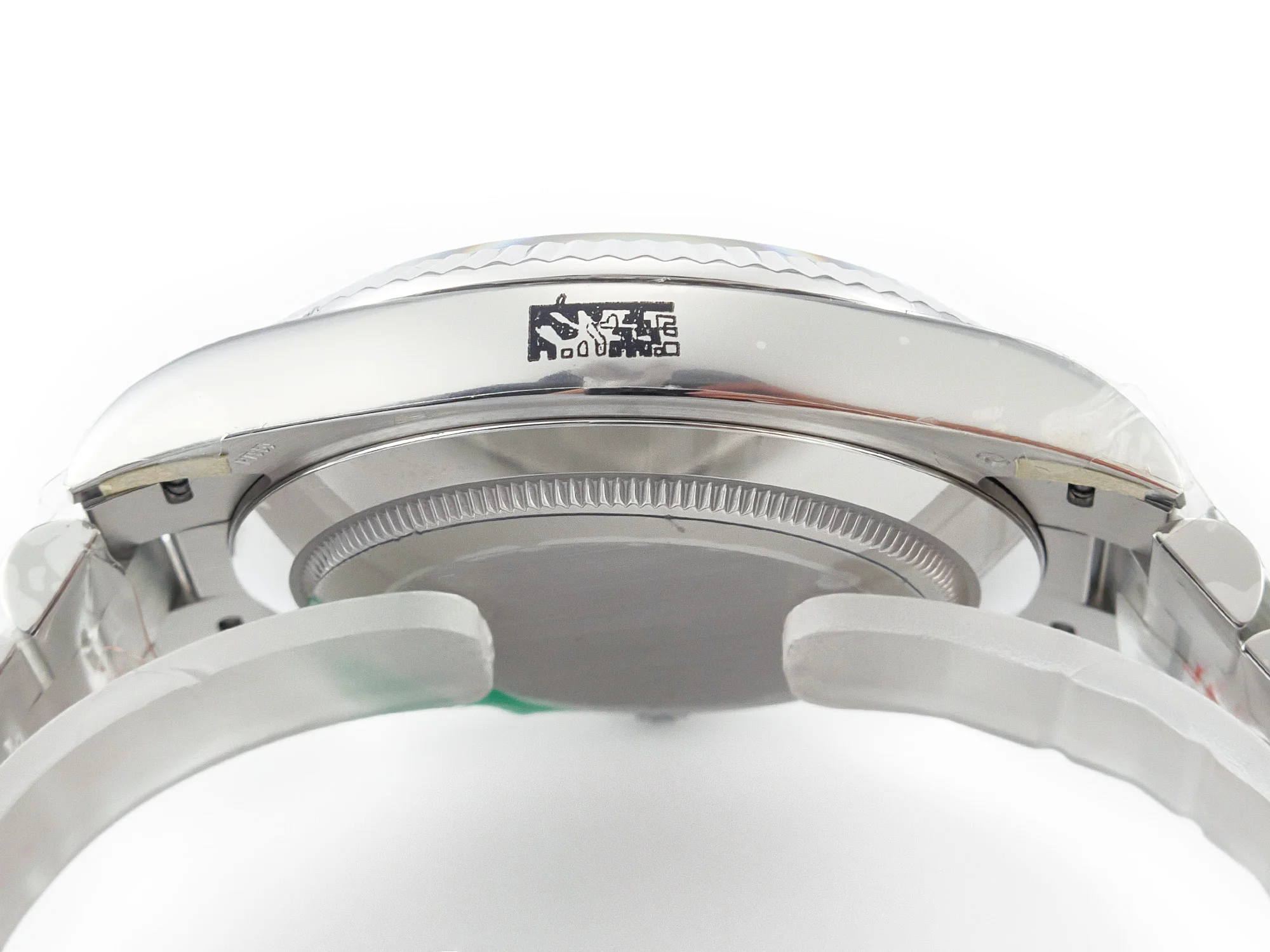 DayDate 40 228239 ARF 904L Steel Grey Stick Dial on President Bracelet VR3255