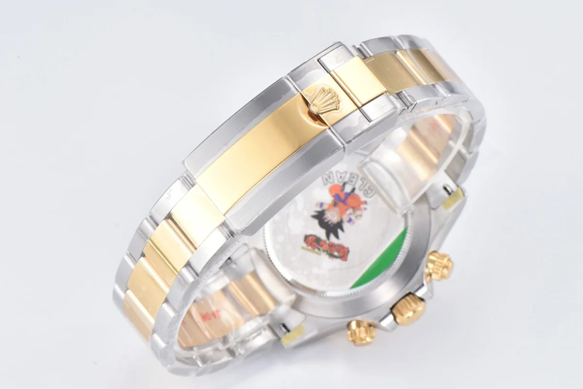 Daytona 116503LN White Dial with Diamond Marker in Steel/Yellow Gold