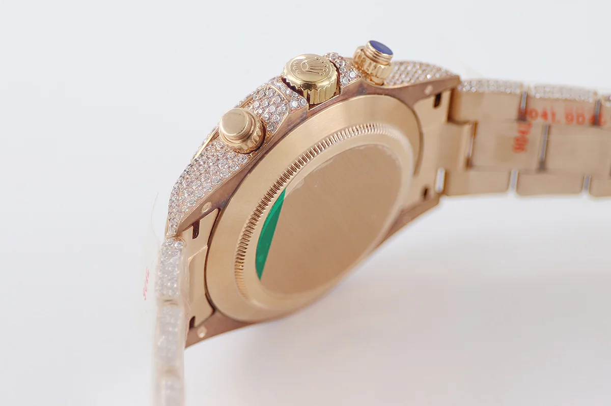 Daytona 116505 Diamond Paved Dial with Arabic Marker in Rose Gold