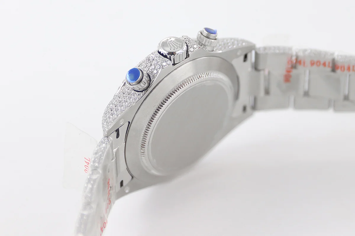 Daytona 116505 Diamond Paved Dial with Stick Marker in Steel