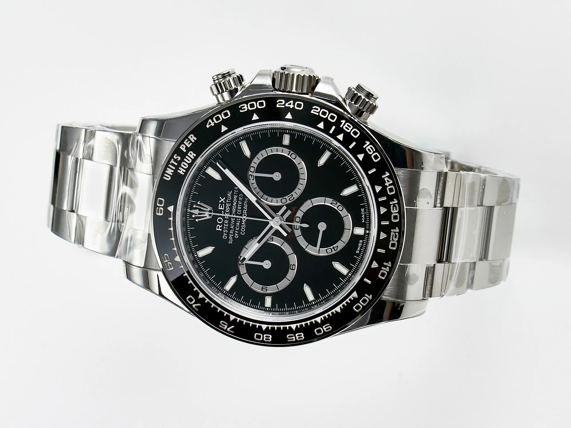 Daytona 126500 VSF 1:1 Best Edition 904L Steel Black Dial on SS Bracelet DD4131