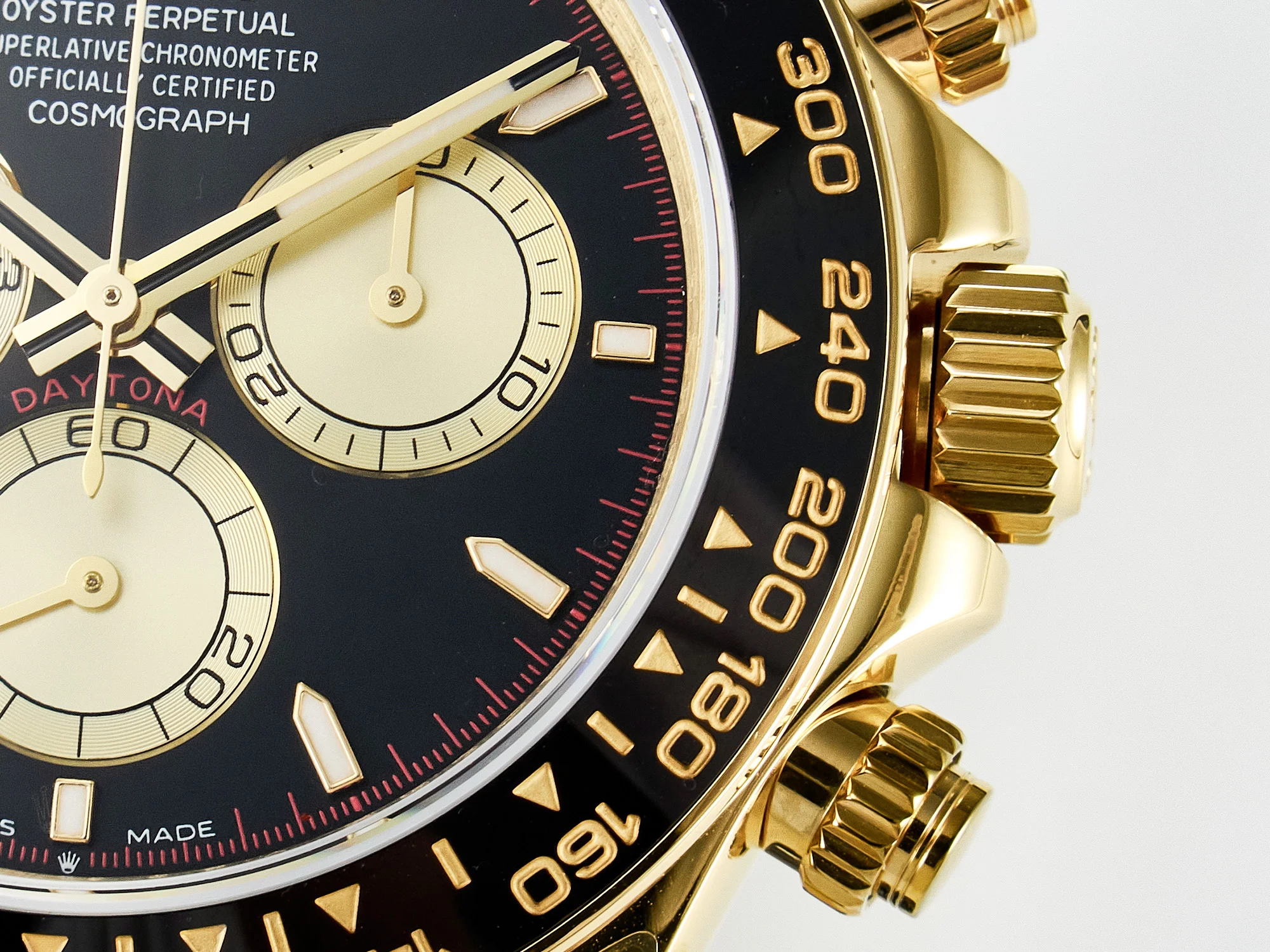 Daytona 126518 QF 1:1 Best Edition Black/YG Dial on Oysterflex Strap SH4131 V6(Gain Weight)