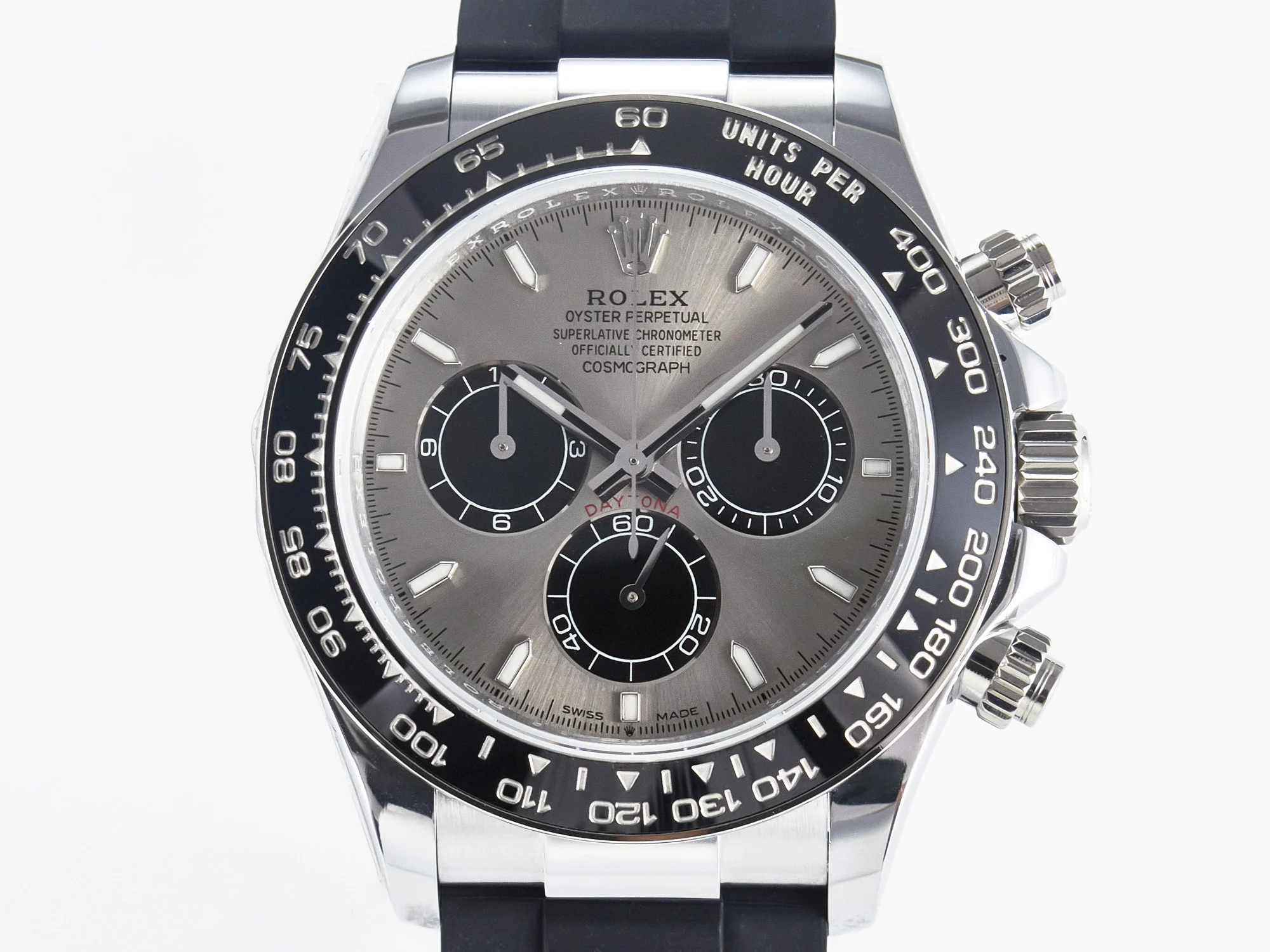 Daytona 126519 QF 1:1 Best Edition Gray/Black Dial on Oysterflex Strap SH4131 V6(Gain Weight)