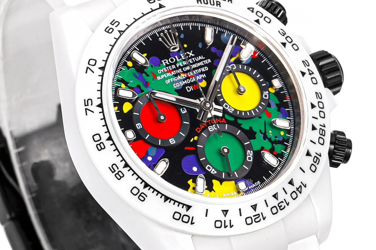 Daytona DIW Motley Dial in Ceramic