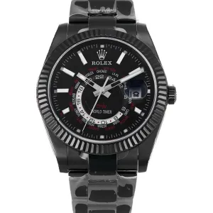 DIW Sky Dweller Black DLC Red Worldtimer