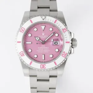 DIW Submariner Fuchsia Pink Dial