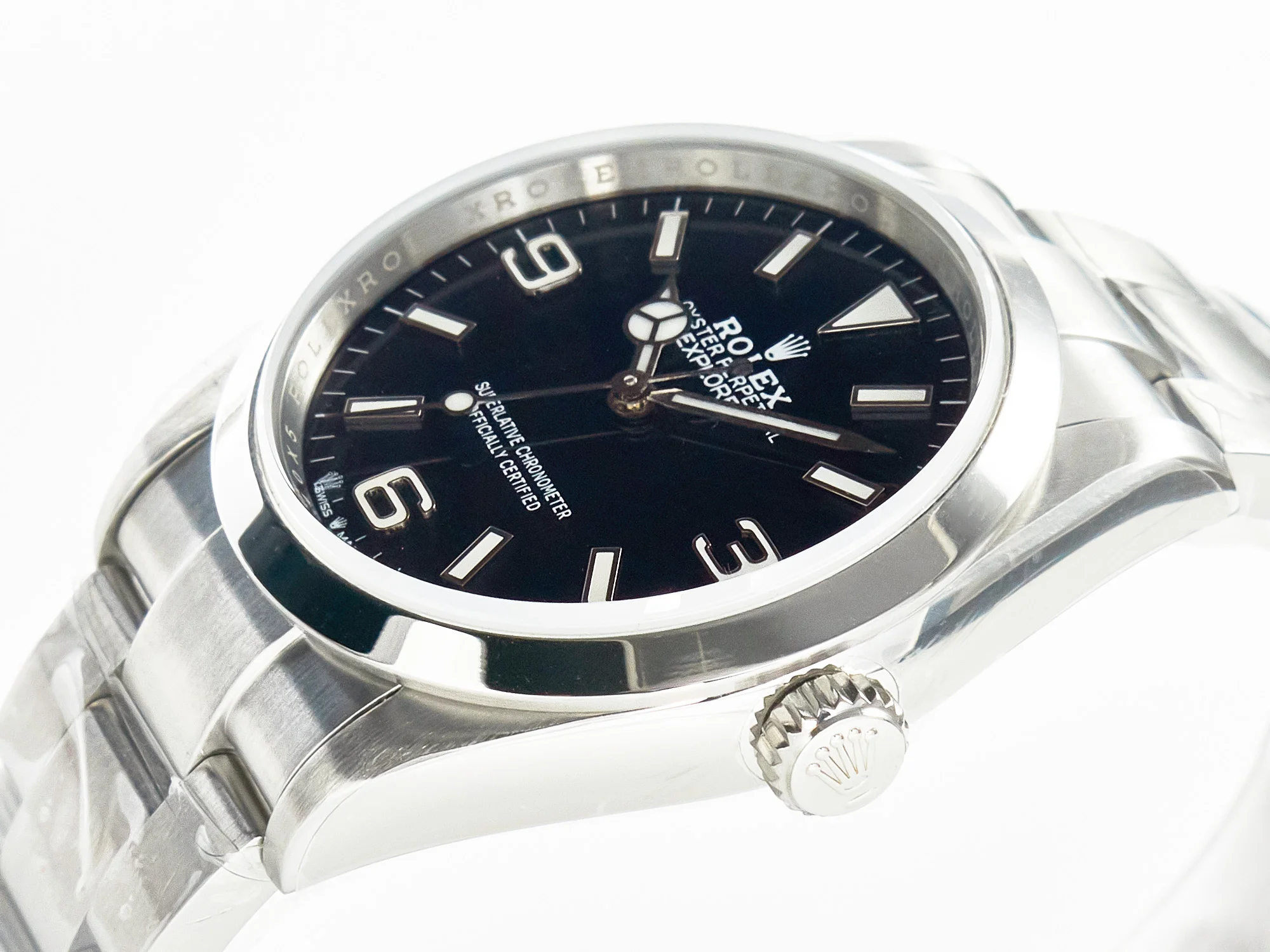 Explorer 36 904L Steel KRF 1:1 Best Edition Black Dial on SS Bracelet PT5000 V2