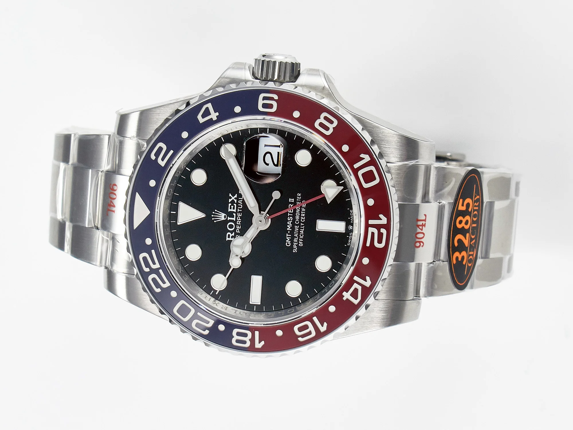 GMT-Master II 126710 BLRO Blue/Red Ceramic QF 1:1 Best Edition on Oyster Bracelet VR3285 CHS