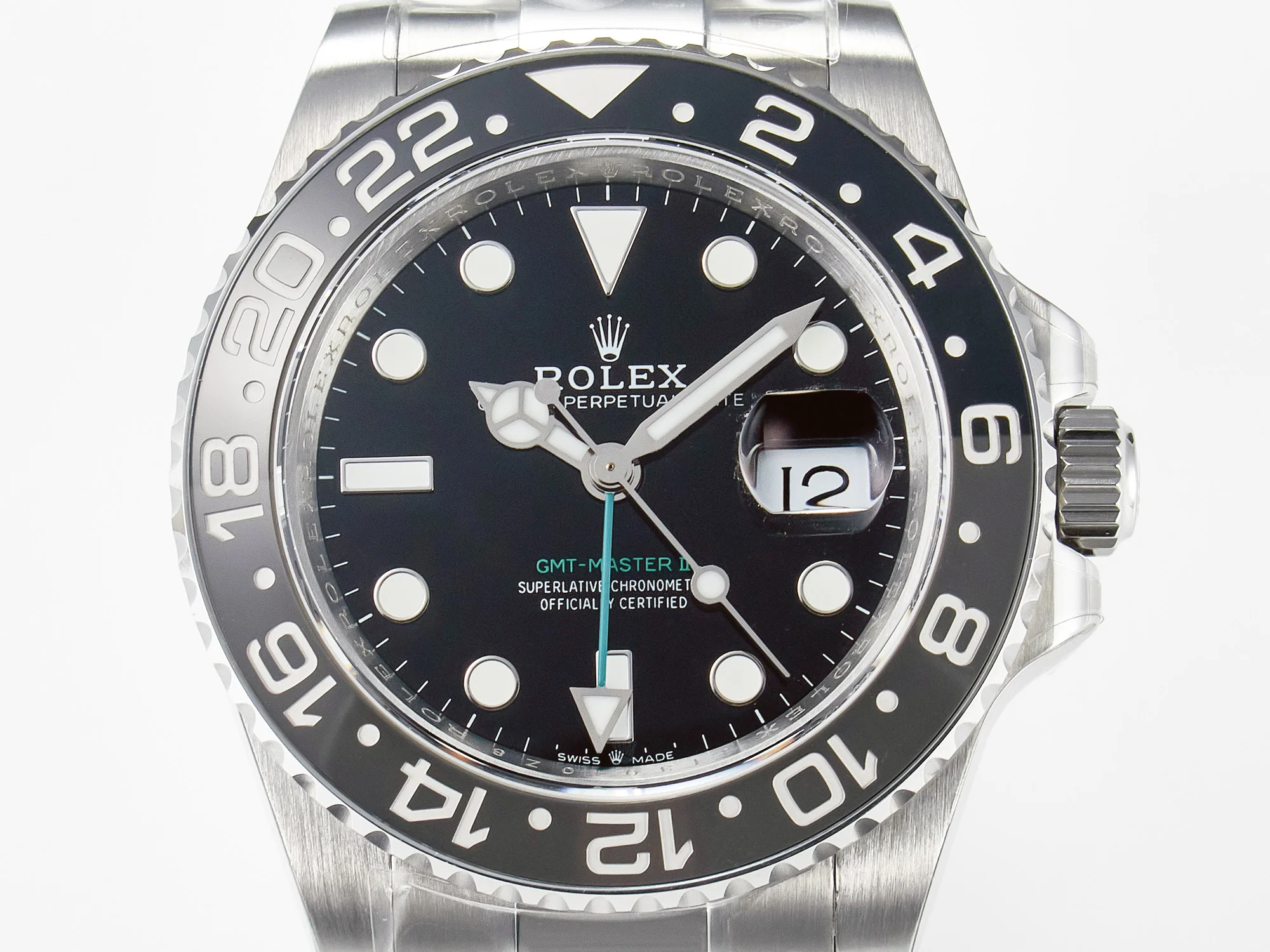 GMT-Master II 126710 GRNR Black/Grey Ceramic QF 1:1 Best Edition on Oyster Bracelet VR3285 CHS