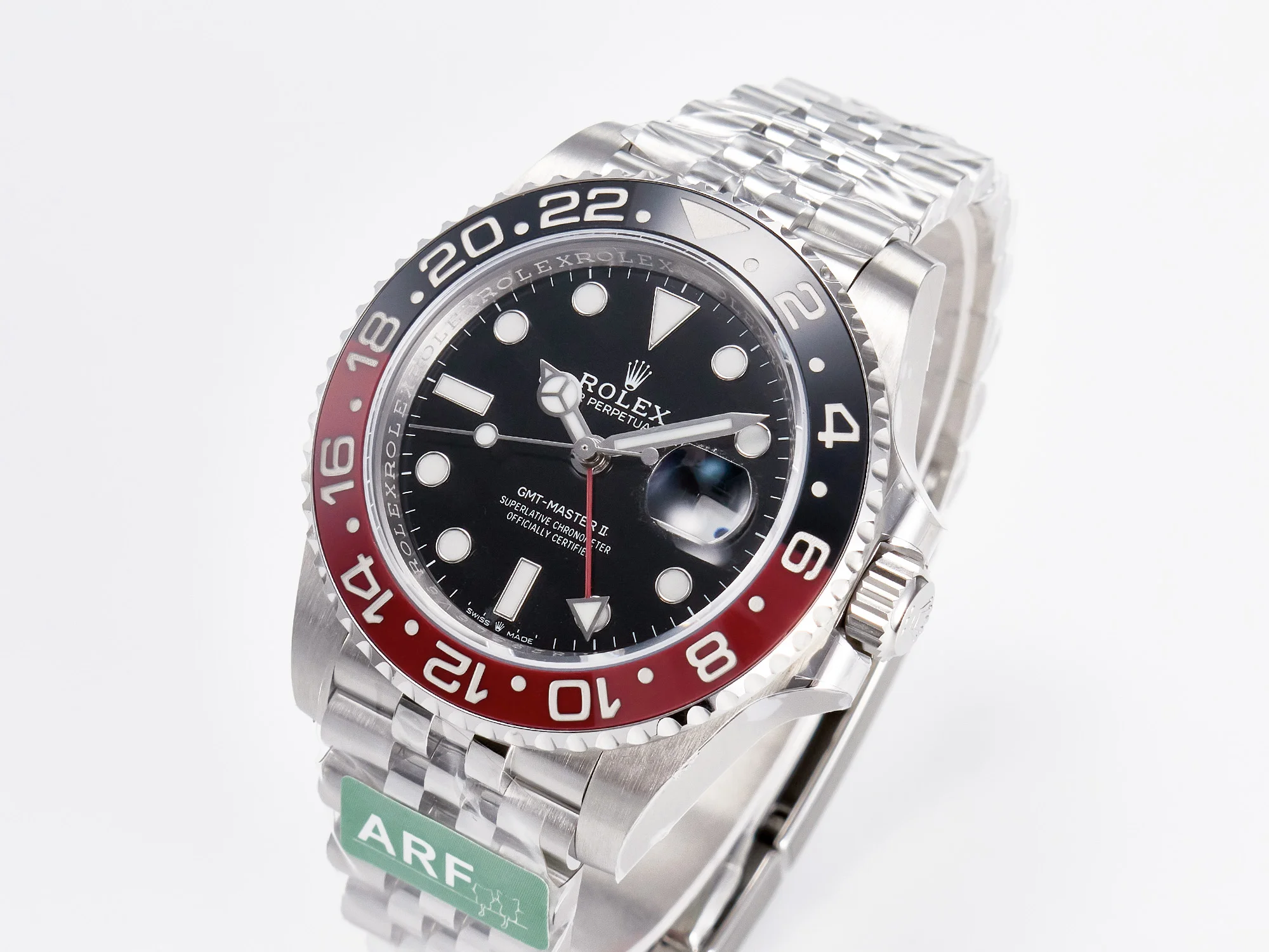 GMT-Master II 126710 LNRO Black/Red Ceramic 904L ARF 1:1 Best Edition on Jubilee Bracelet SH3285 CHS V3