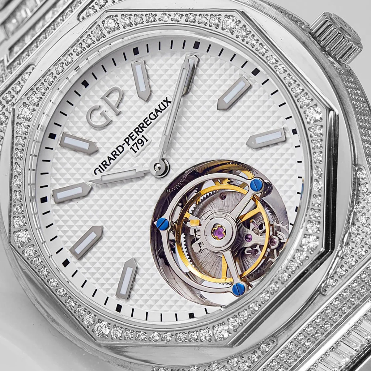 Laureato Tourbillon White Dial in Titanium