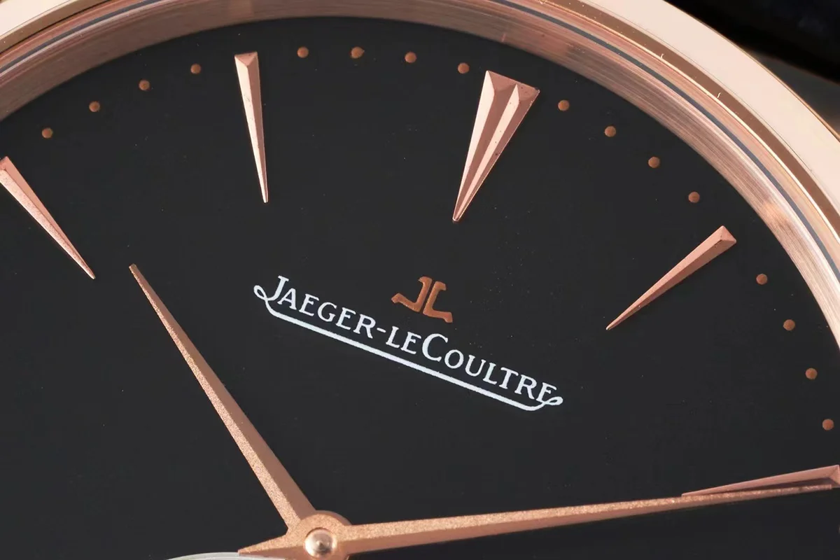 Master Control Tourbillon Black Dial in Rose Gold