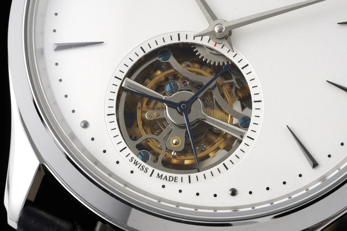 Master Control Tourbillon White Dial in Steel