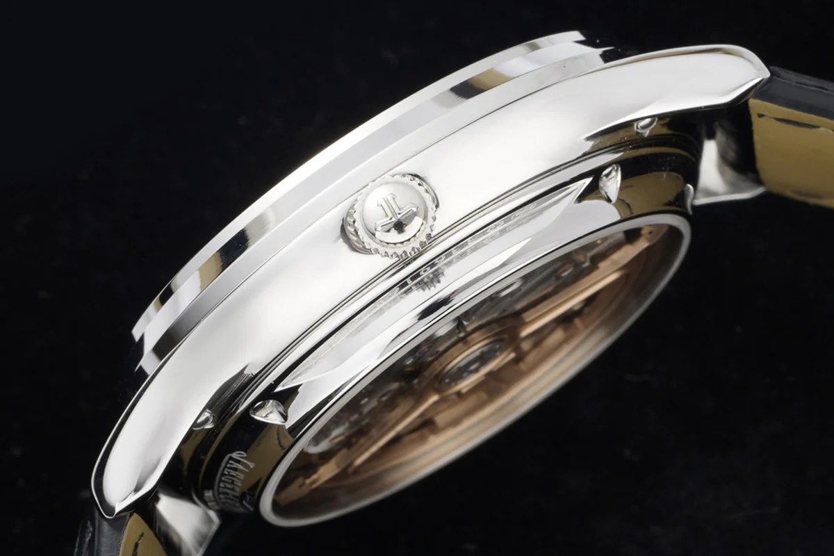 Master Control Tourbillon White Dial in Steel