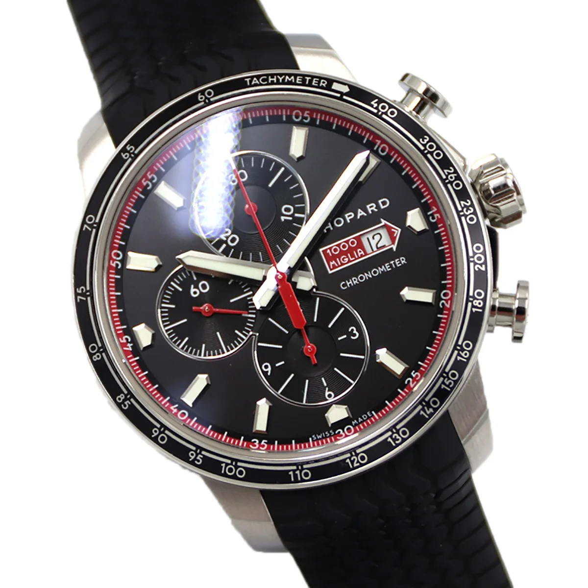 Mille Miglia GTS Chrono Black Dial in Steel