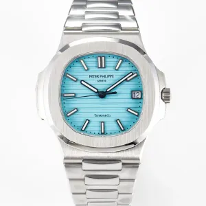 Nautilus 5711 3KF 1:1 Best Edition Tiffany Blue Dial on SS Bracelet A324 Super Clone V2