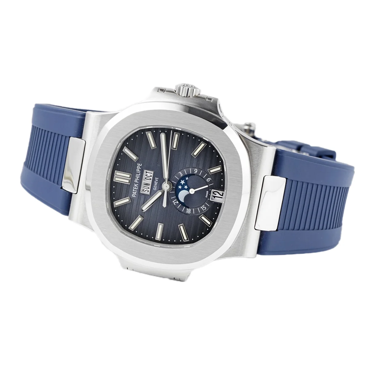 Nautilus 5726/1A-014 Blue Dial in Rubber Strap