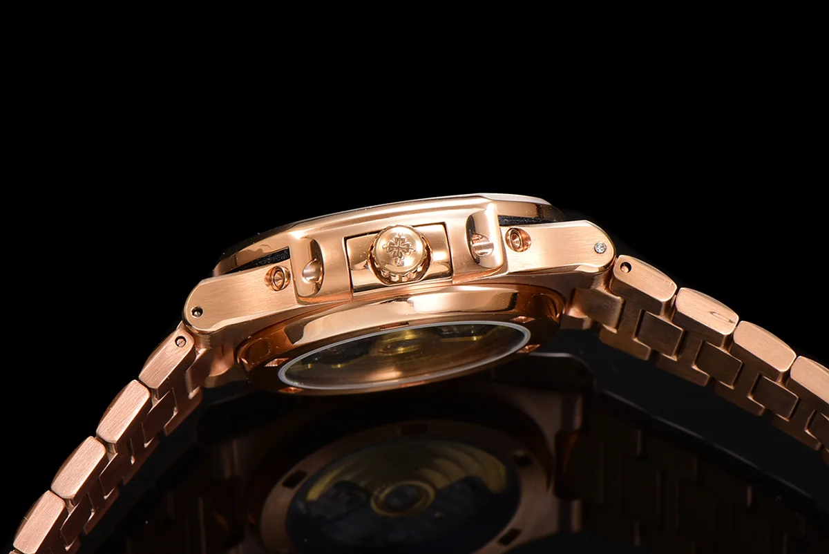 Nautilus 5740 White Dial in Rose Gold
