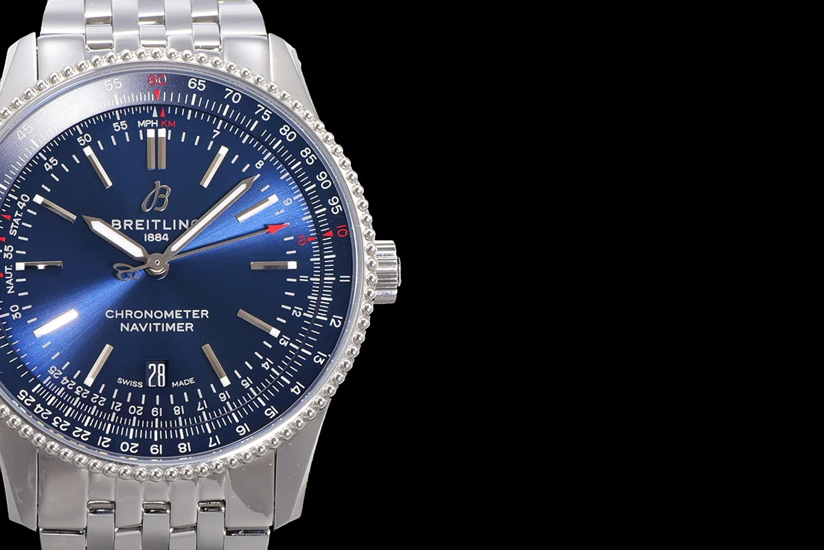 Navitimer Automatic 41 Blue Dial in Steel on Bracelet Ref. A17326161C1A1