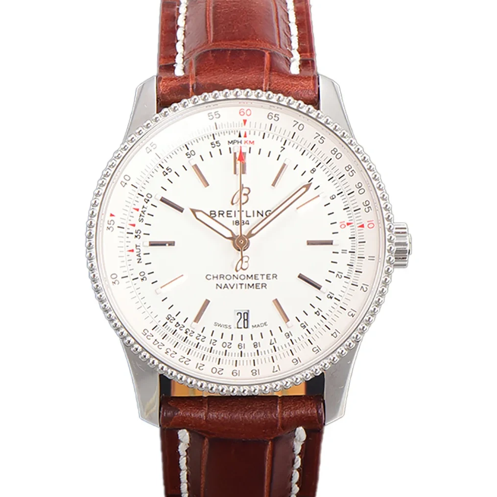 Navitimer Automatic 41 White Dial in Steel