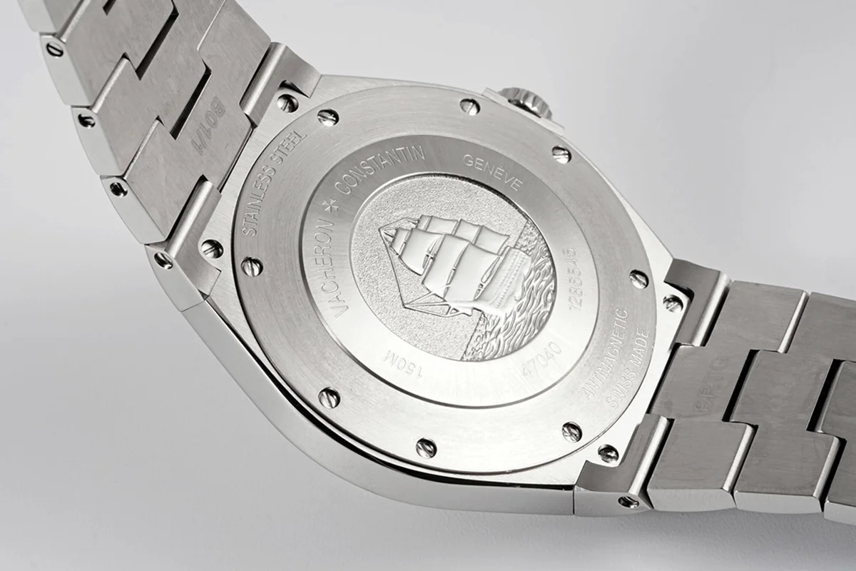 Overseas Automatic 47040 Blue Dial in Steel