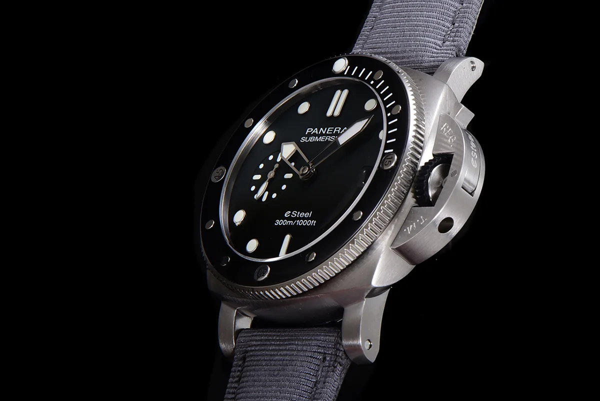 PAM1288 Submersible QuarantaQuattro ESteel™ Grigio Roccia 44mm