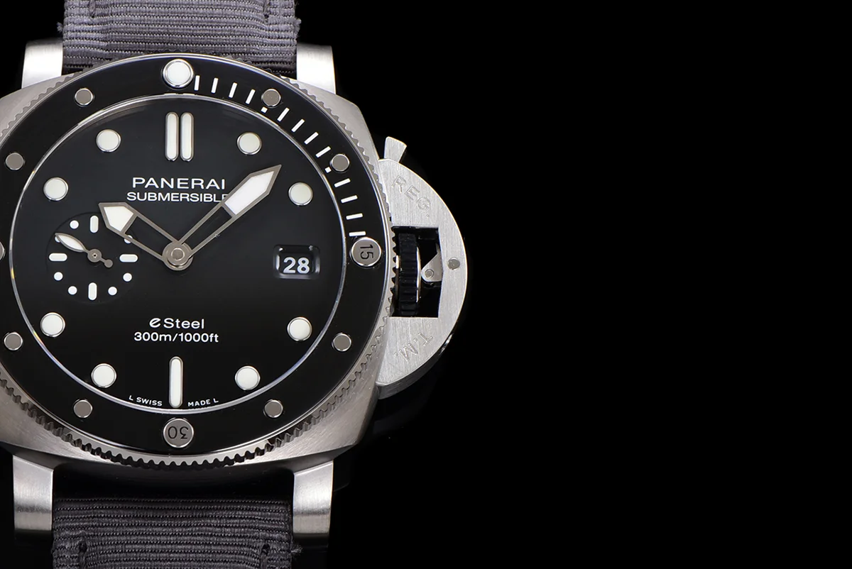 PAM1288 Submersible QuarantaQuattro ESteel™ Grigio Roccia 44mm