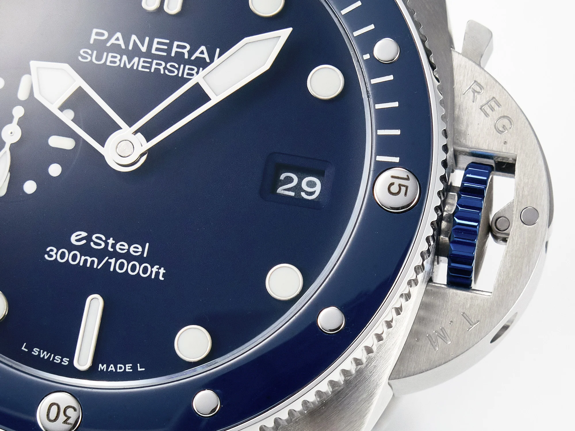PAM1289 V TTF 1:1 Best Edition Blue Dial on Blue Nylon Strap P900