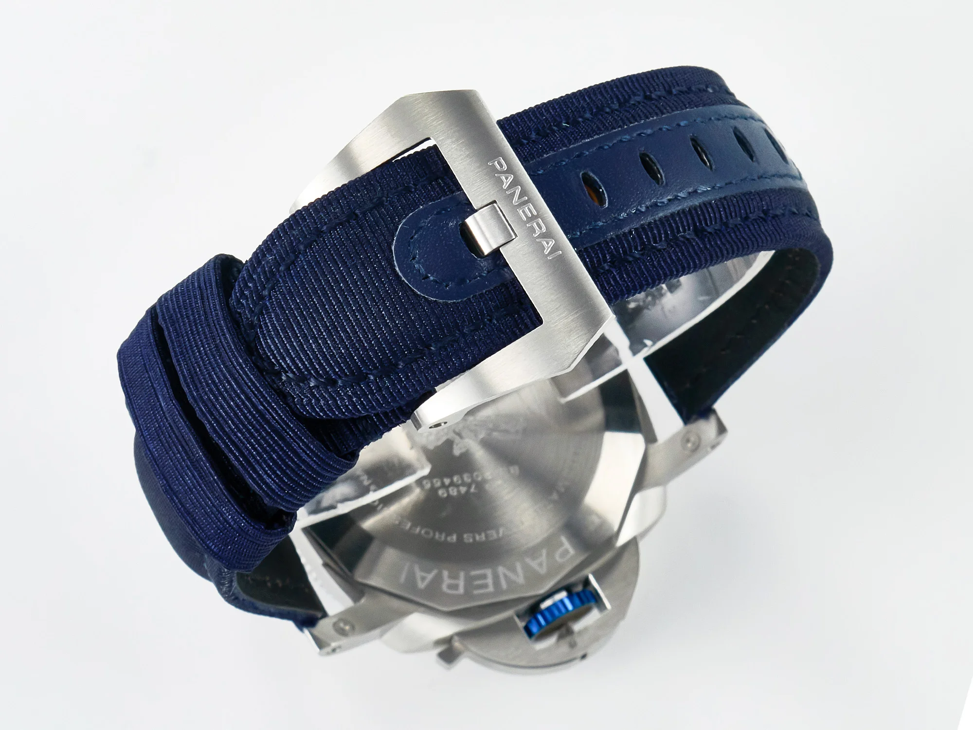 PAM1289 V TTF 1:1 Best Edition Blue Dial on Blue Nylon Strap P900