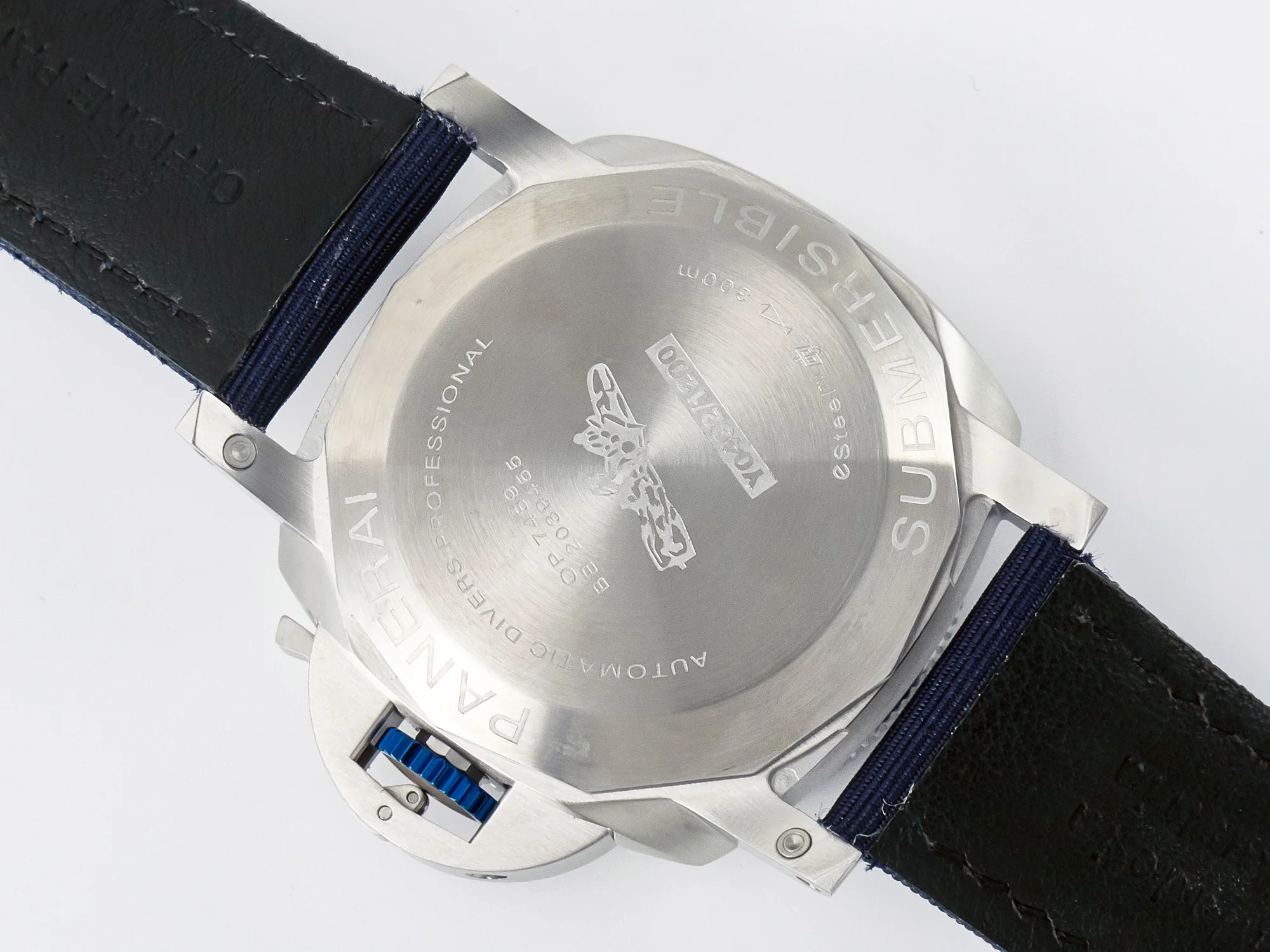 PAM1289 V TTF 1:1 Best Edition Blue Dial on Blue Nylon Strap P900