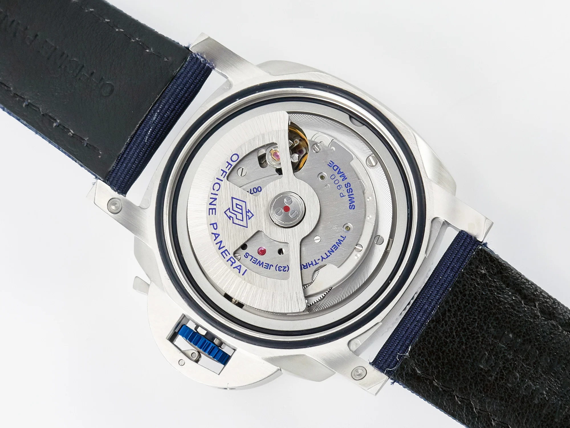 PAM1289 V TTF 1:1 Best Edition Blue Dial on Blue Nylon Strap P900
