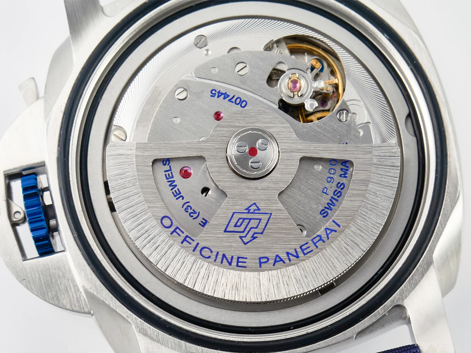 PAM1289 V TTF 1:1 Best Edition Blue Dial on Blue Nylon Strap P900
