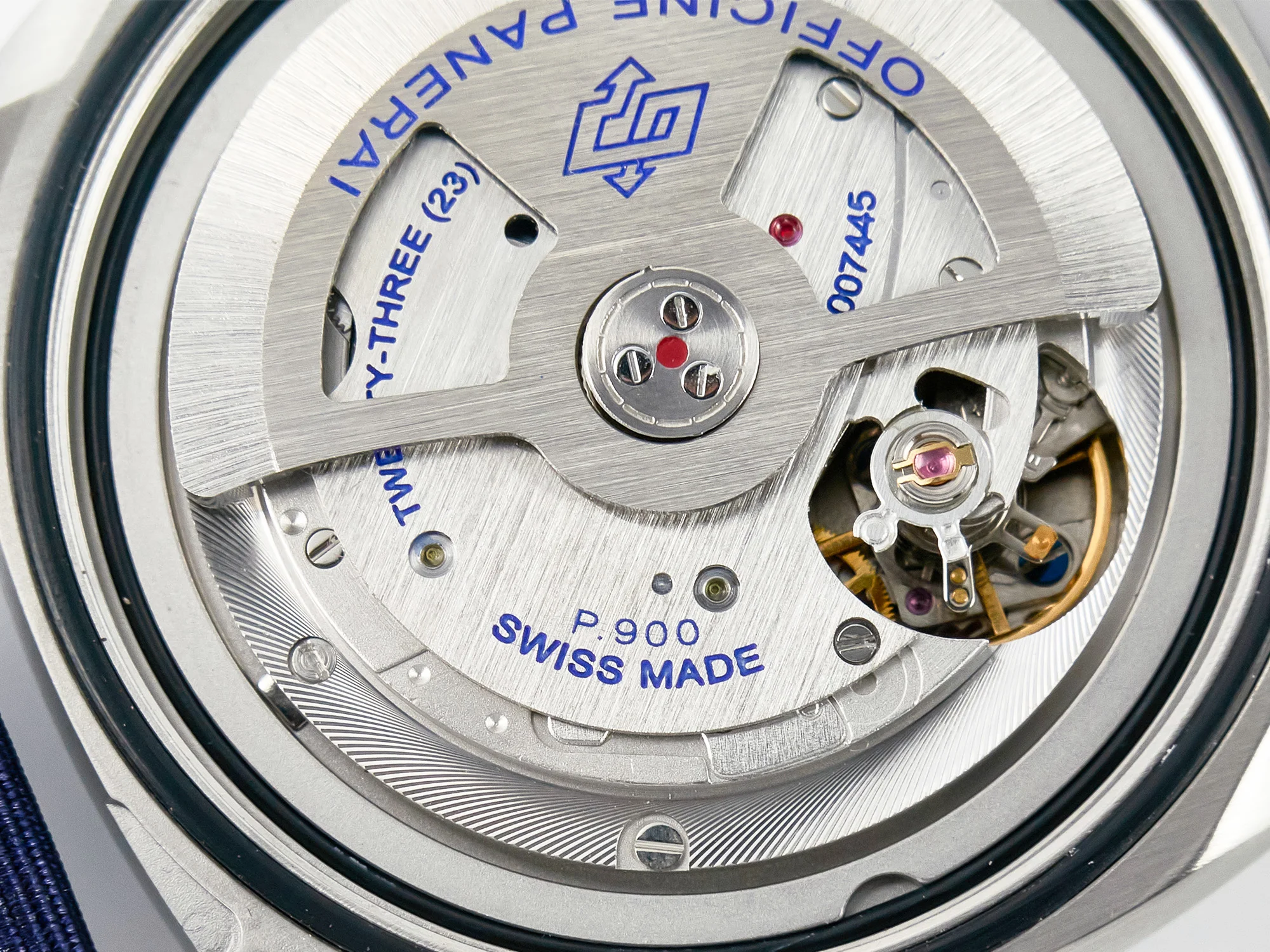 PAM1289 V TTF 1:1 Best Edition Blue Dial on Blue Nylon Strap P900