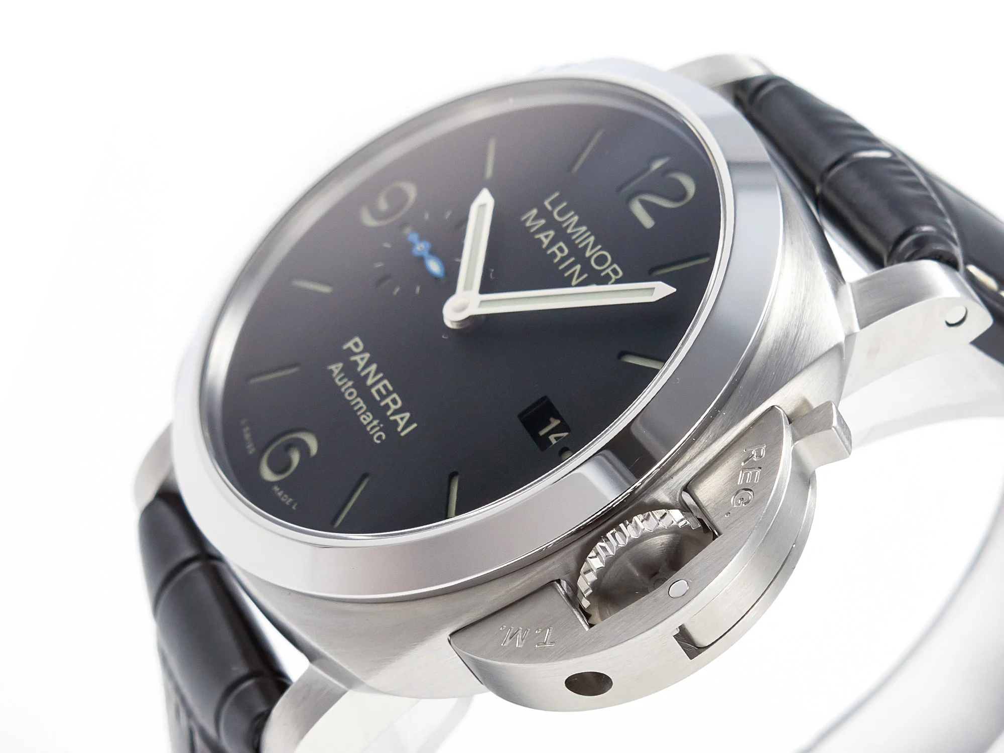 PAM1312 W VSF 1:1 Best Edition Black Dial on Black Leather Strap P.9010 Clone