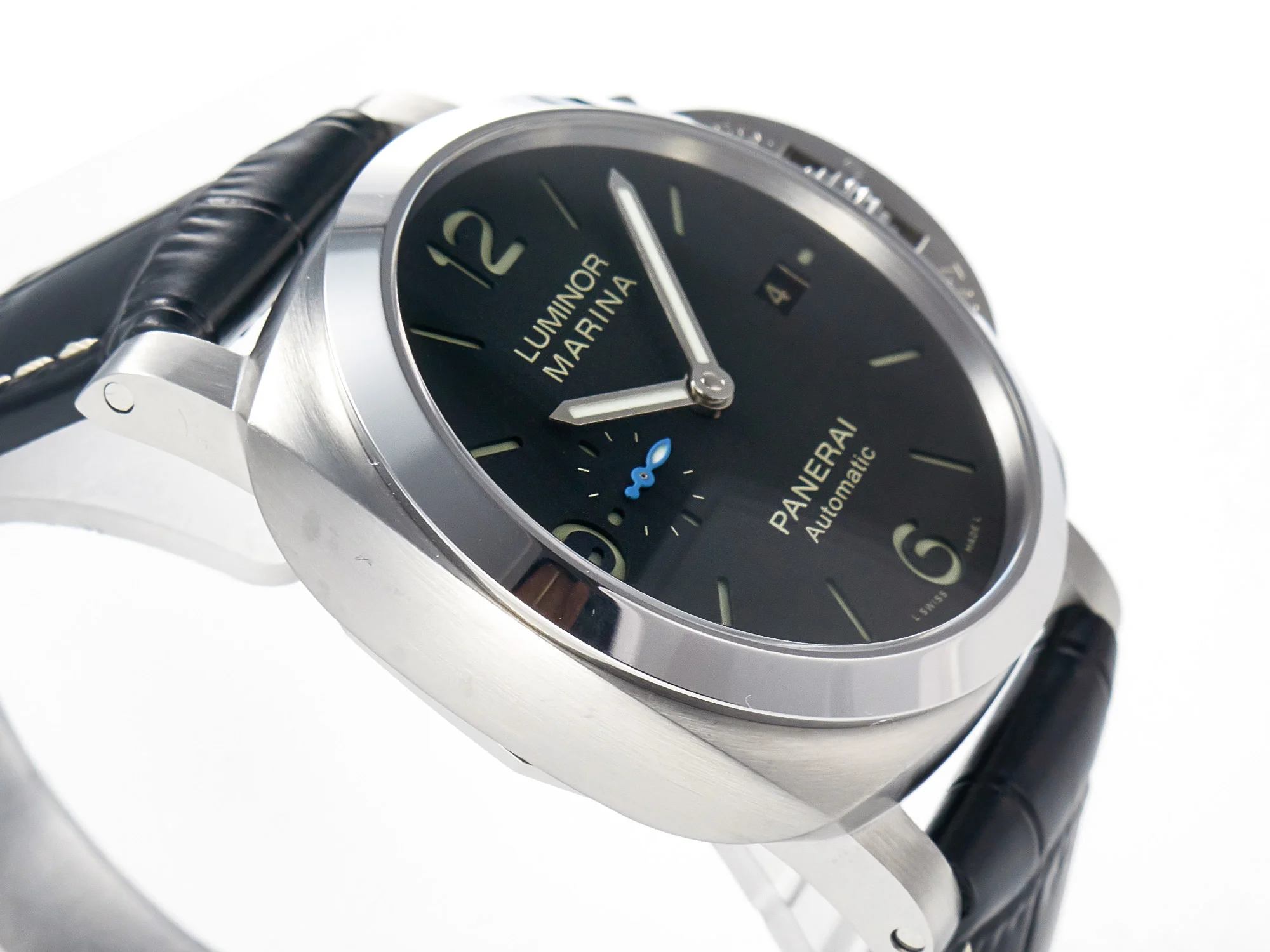 PAM1312 W VSF 1:1 Best Edition Black Dial on Black Leather Strap P.9010 Clone
