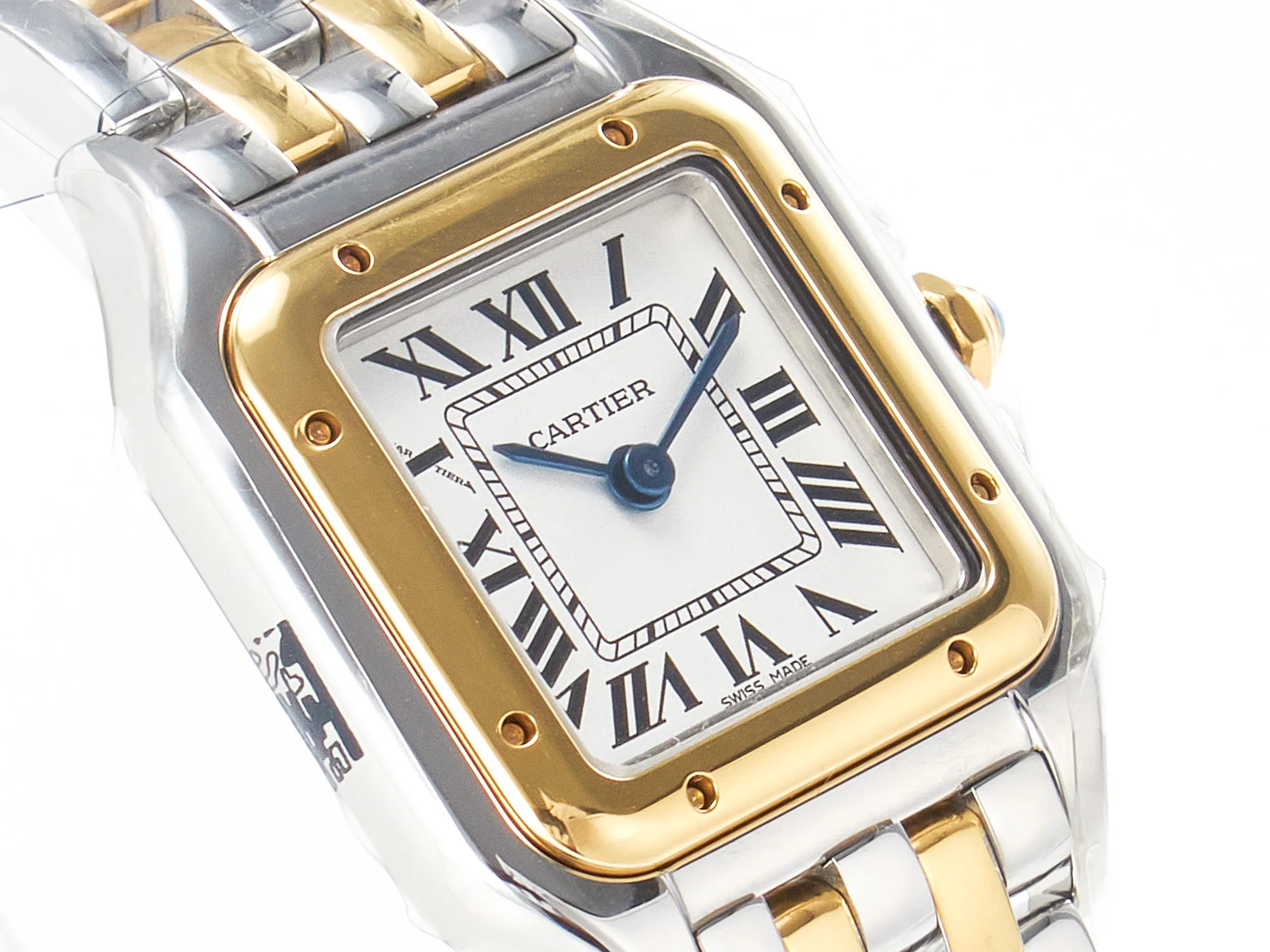 Panthère Secrete Ladies 22mm SS/YG 8848F 1:1 Best Edition White Dial on SS/YG Bracelet Ronda Quartz