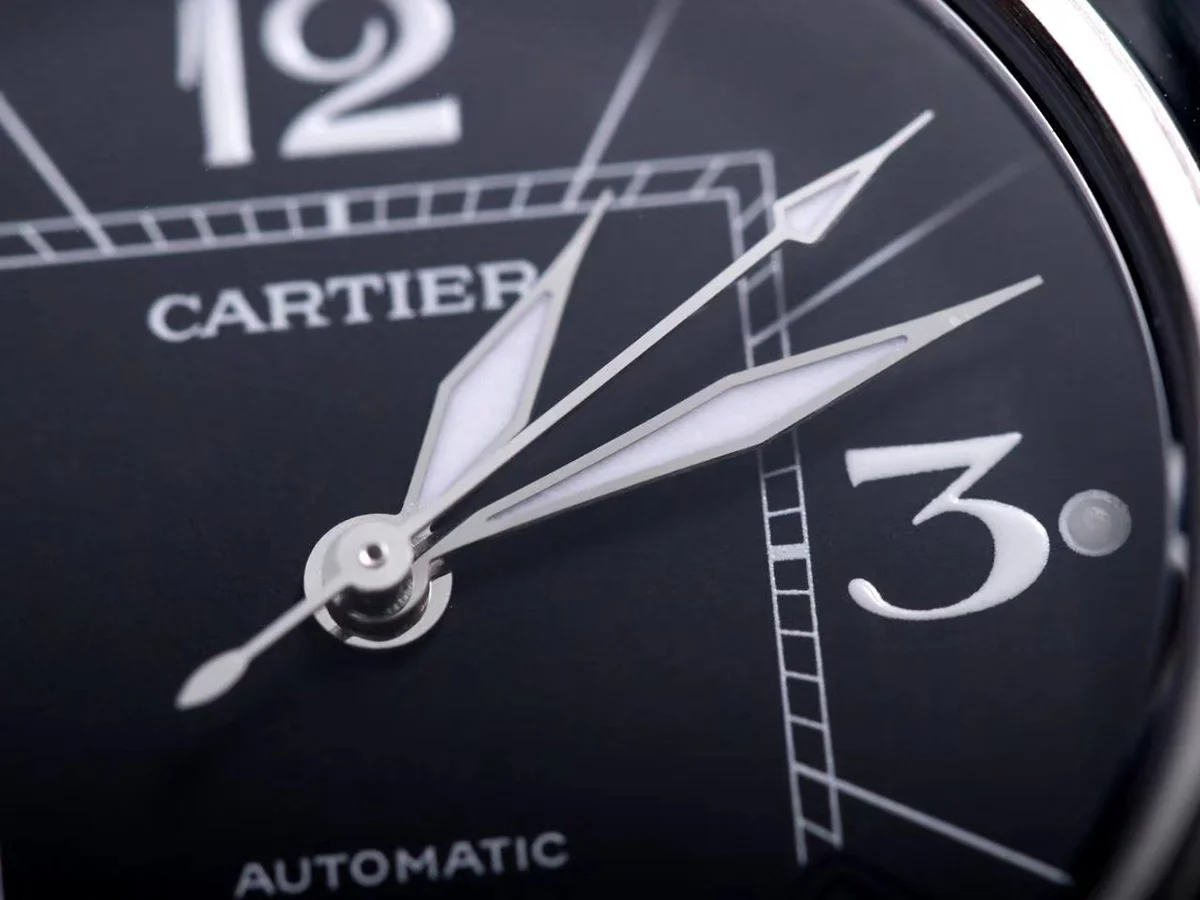 Pasha de Cartier Black Dial 35mm in Bracelet