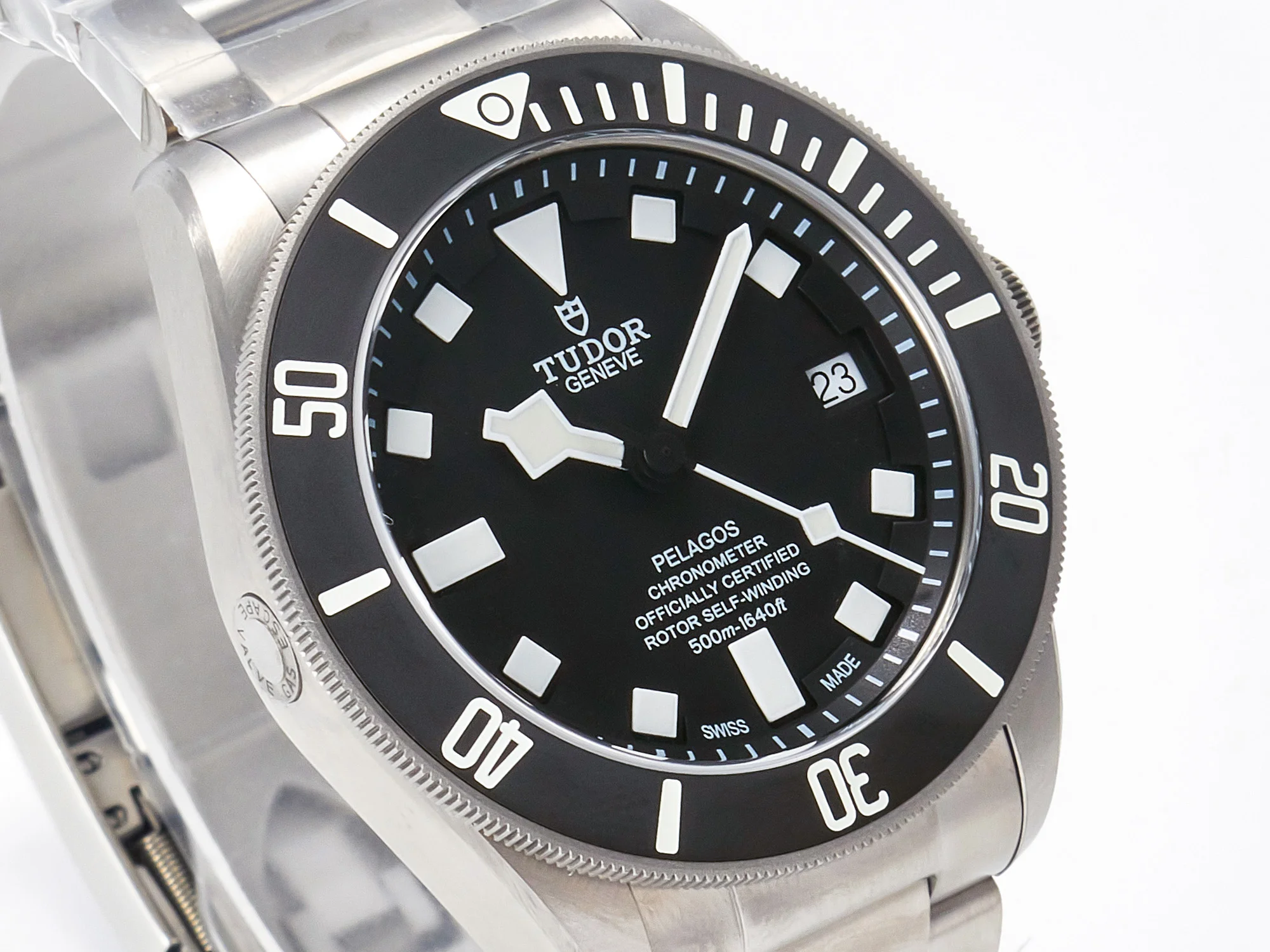 Pelagos Titanium Black Ceramic XF 1:1 Best Edition Black Dial on Titanium Bracelet A2824