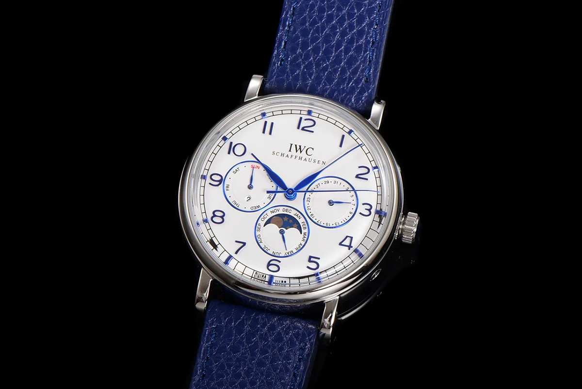 Portofino Perpetual Calendar IW3446 White Dial in Steel
