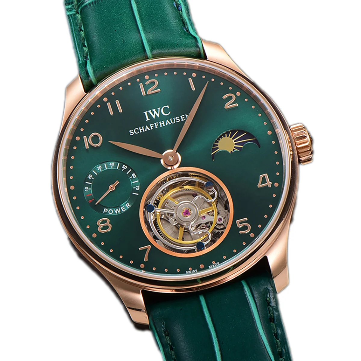 Portugese Tourbillon Green Dial on Rose Gold