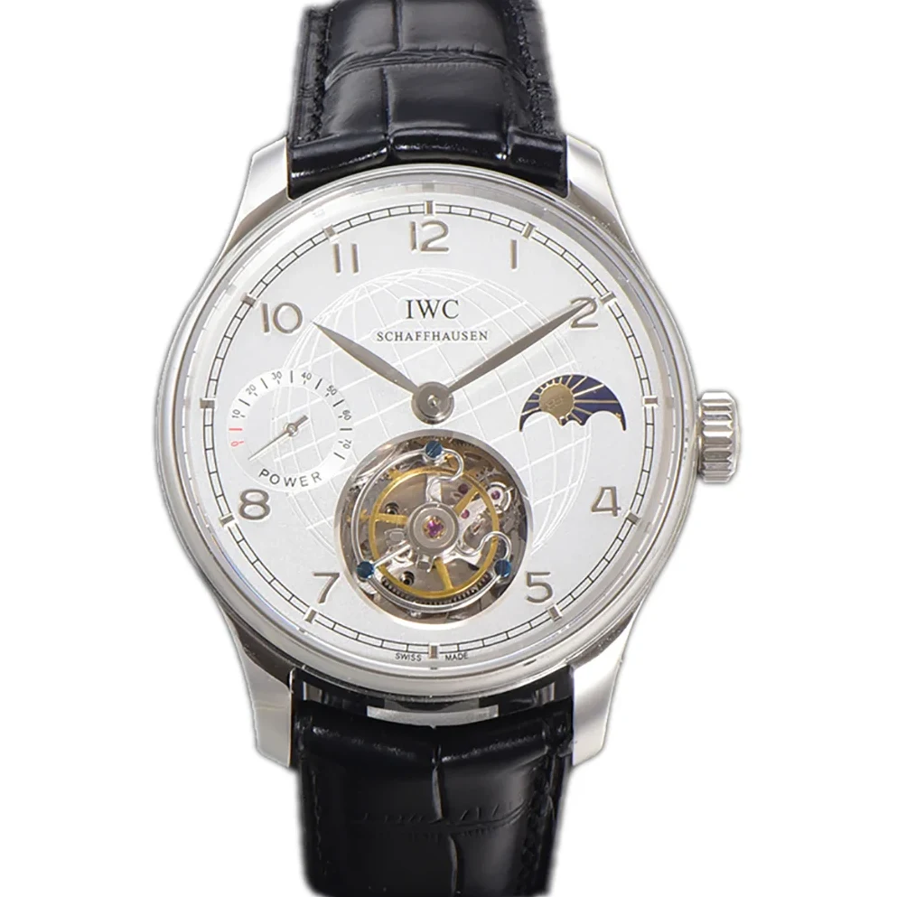 Portugese Tourbillon White Dial on Steel