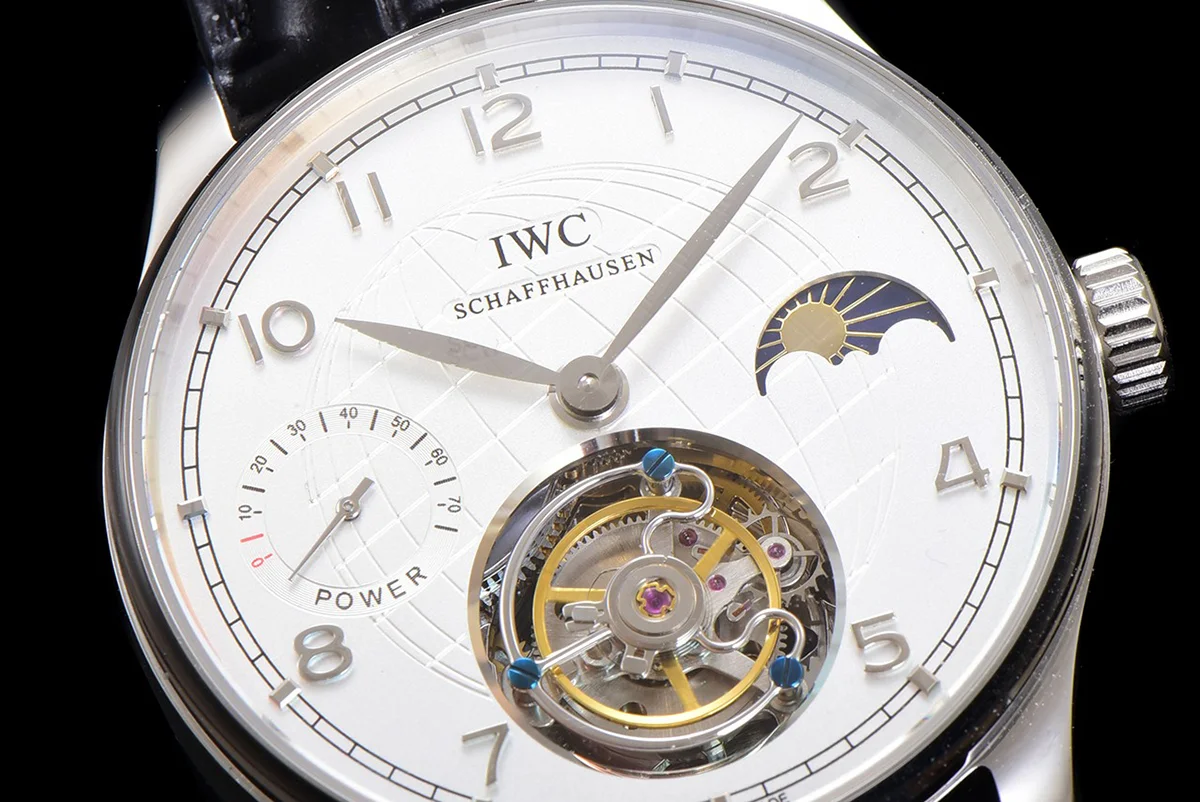 Portugese Tourbillon White Dial on Steel