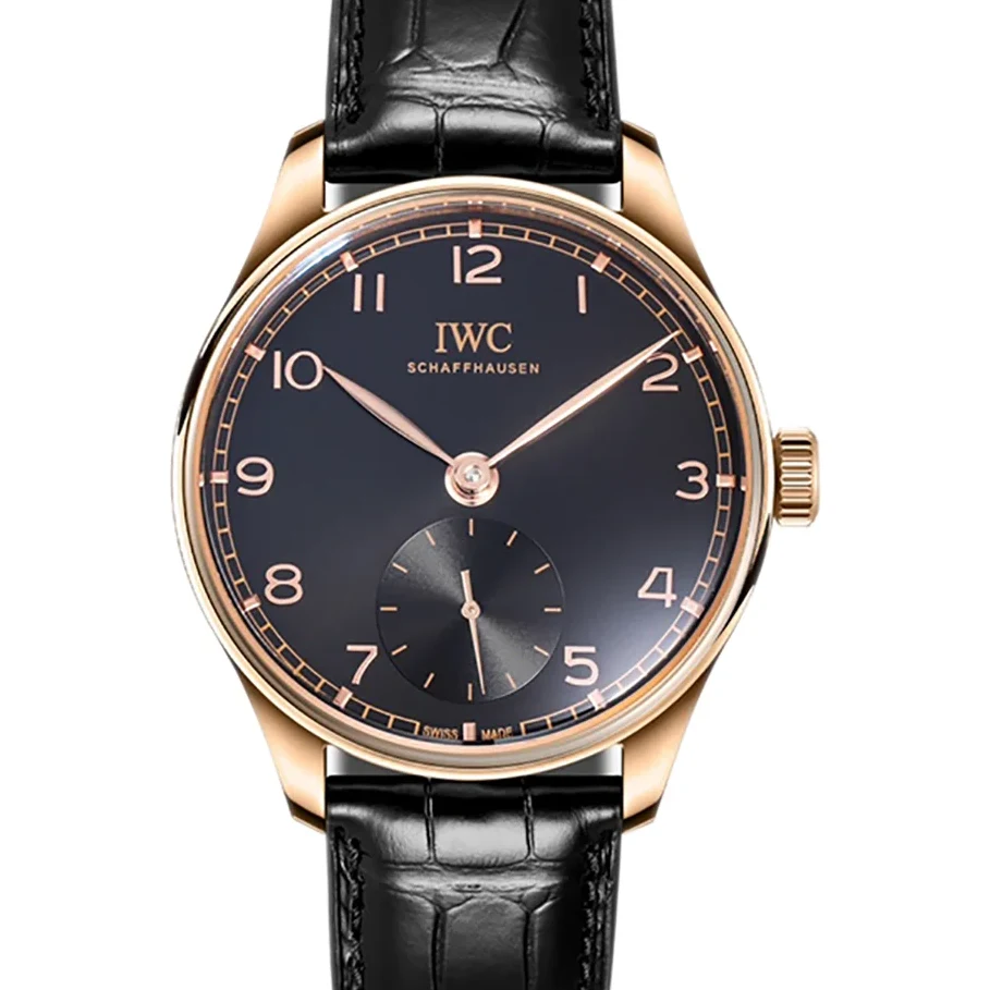 Portugieser Automatic 40 IW358401 Black Dial in Rose Gold