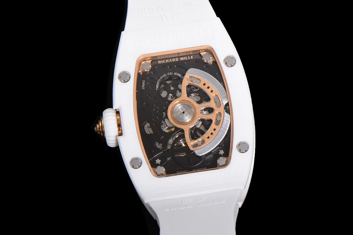 RM 007 Automatic Ladies White Ceramic
