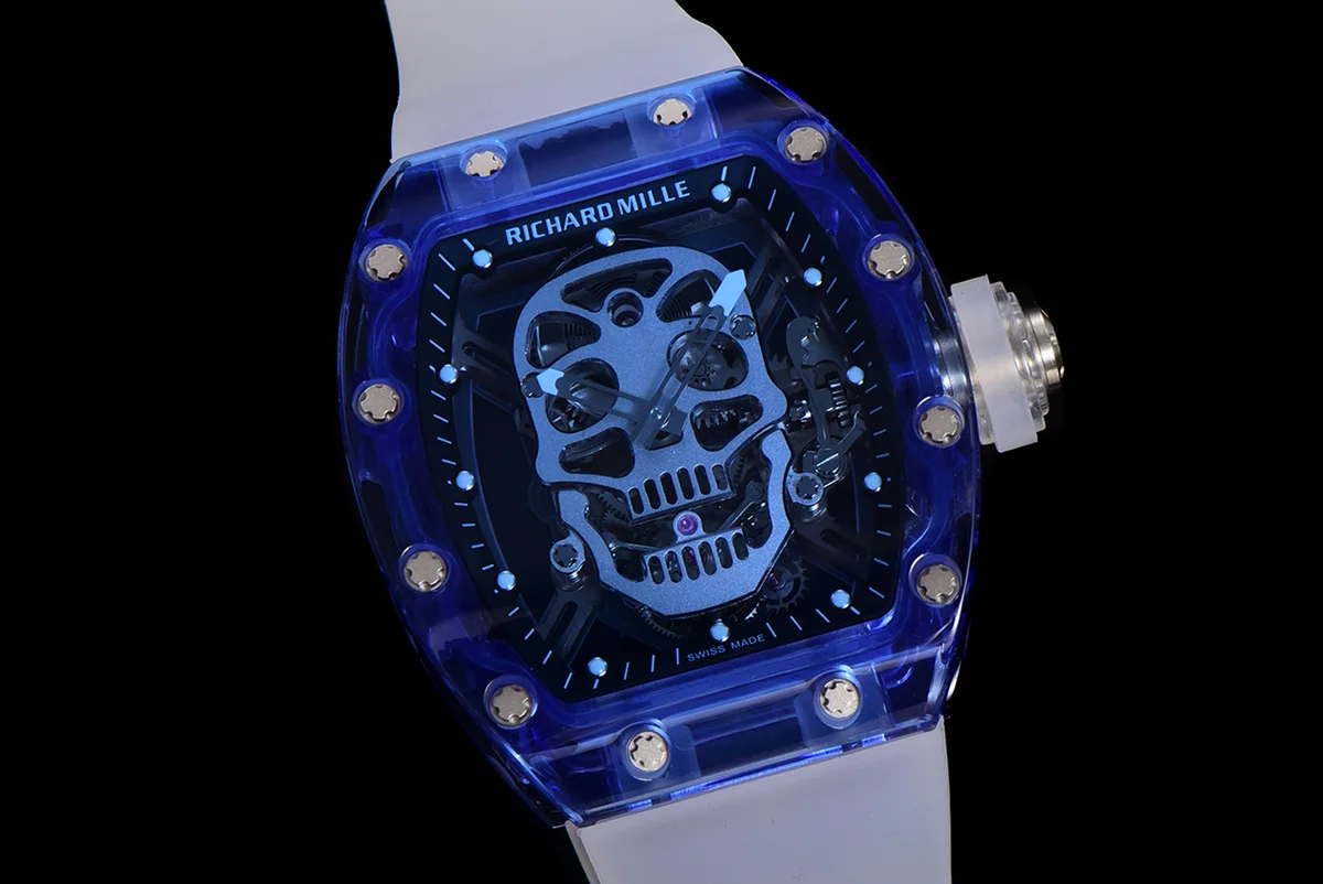 RM 027-01 Tourbillon Blue Sapphire Skull
