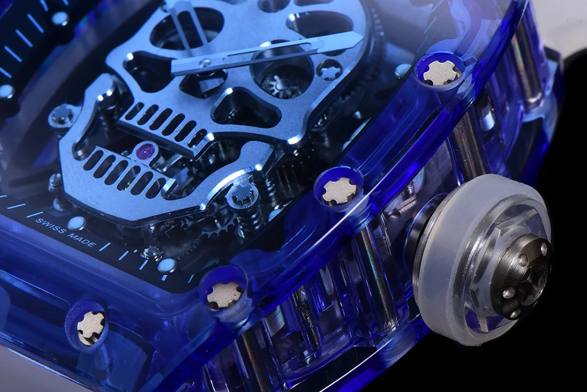 RM 027-01 Tourbillon Blue Sapphire Skull