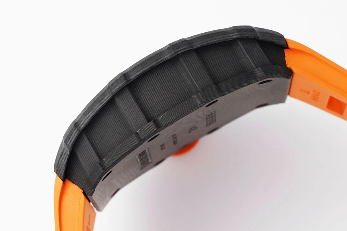 RM 035-01 Rafael Nadal NTPT Carbon on Orange Rubber Strap (Sonic)